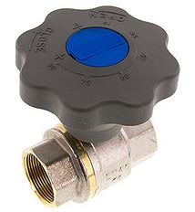 Válvula de bola de latón de 2 vías para gas y agua de 2 pulgadas con cierre suave