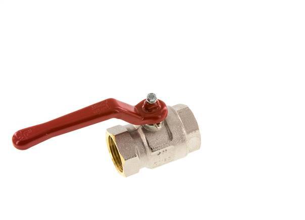 G Válvula de bola de latón compacta de 1 pulgada y 2 vías