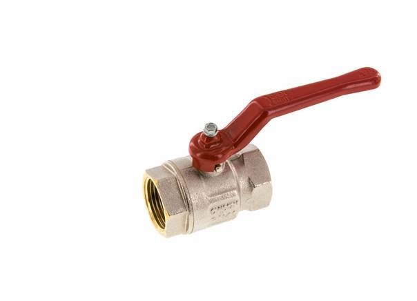 G Válvula de bola de latón compacta de 1 pulgada y 2 vías