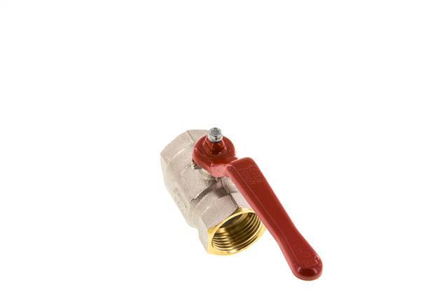 G Válvula de bola de latón compacta de 1 pulgada y 2 vías