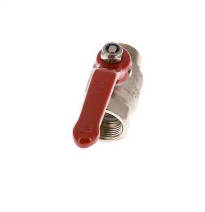 Male To Female R/Rp 3/4 inch Compact PN 25 2-Way Brass Ball Valve