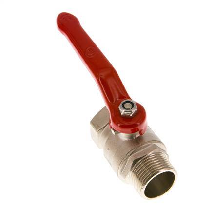 Male To Female R/Rp 1 inch Compact PN 25 2-Way Brass Ball Valve