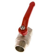 Male To Female R/Rp 1 inch Compact PN 25 2-Way Brass Ball Valve
