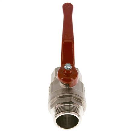 Male To Female G/G 1-1/4 inch Short Design 2-Way Brass Ball Valve