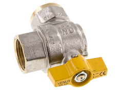 Rp 1 Inch Gas 2-Way Right Angle Brass Ball Valve