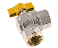 Rp 1 Inch Gas 2-Way Right Angle Brass Ball Valve