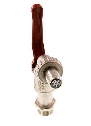 Válvula de bola de latón de 2 vías para grifos G 1/2 pulgadas