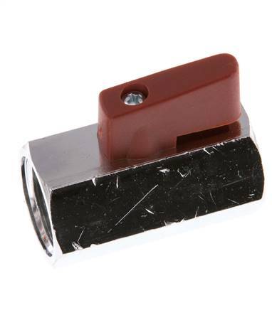 G 1/2 pulgada Miniválvula de bola de latón de 2 vías 15 Bar