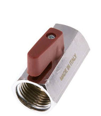 G 1/2 pulgada Miniválvula de bola de latón de 2 vías 15 Bar