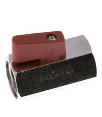 G 1/2 pulgada Miniválvula de bola de latón de 2 vías 15 Bar