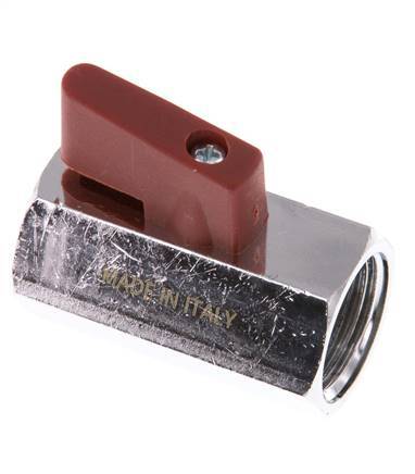 G 1/2 pulgada Miniválvula de bola de latón de 2 vías 15 Bar