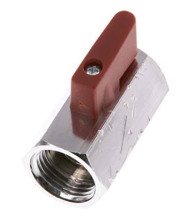 G 1/2 pulgada Miniválvula de bola de latón de 2 vías 15 Bar