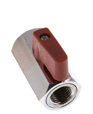 G 1/4 de pulgada Miniválvula de bola de latón de 2 vías 15 Bar