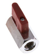 G 1/4 de pulgada Miniválvula de bola de latón de 2 vías 15 Bar