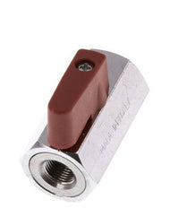 G 1/8 pulgada Miniválvula de bola de latón de 2 vías 15 Bar