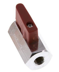 G 1/8 pulgada Miniválvula de bola de latón de 2 vías 15 Bar