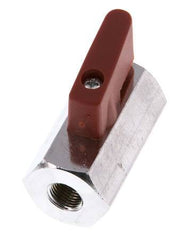 G 1/8 pulgada Miniválvula de bola de latón de 2 vías 15 Bar