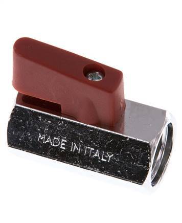 G Válvula de bola de latón de 2 vías de 3/8 pulgadas y 15 bares