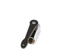 Válvula de bola de latón de 2 vías, macho a hembra, de 1/2 pulgada, mango largo, 15 bares