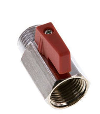 Válvula de bola de latón de 2 vías, macho a hembra, de 1/2 pulgada, 15 bar