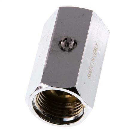 G 1/2 pulgada Mini válvula de bola de latón de 2 vías accionada por destornillador 15 Bar