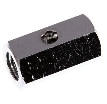 G 1/4 de pulgada Mini válvula de bola de latón de 2 vías accionada por un destornillador 15 Bar