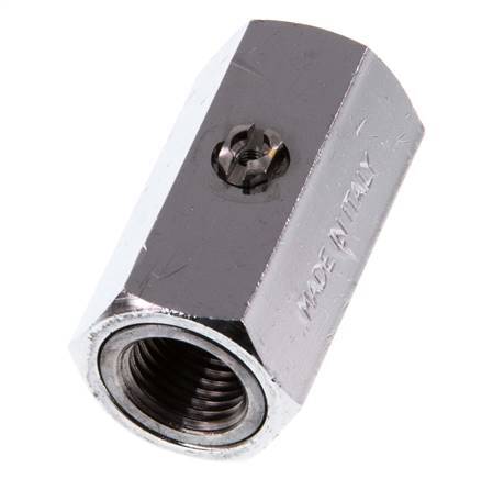 G 1/4 de pulgada Mini válvula de bola de latón de 2 vías accionada por un destornillador 15 Bar