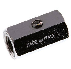 G 1/4 de pulgada Mini válvula de bola de latón de 2 vías accionada por un destornillador 15 Bar