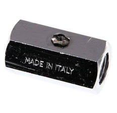 G 1/4 de pulgada Mini válvula de bola de latón de 2 vías accionada por un destornillador 15 Bar