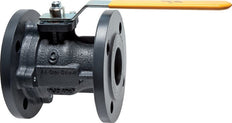 DN 50 PN 16 Cast Iron 2-Way Gas Flanged Ball Valve