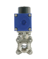 Válvula de bola neumática de 2 vías de acero inoxidable G1/4'' Cerrada por muelle - BL2SA3