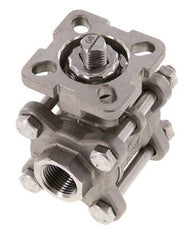 G3/8'' 2-Way Stainless Steel Ball Valve 3-Piece Full Bore ISO-Top - BL2SA3