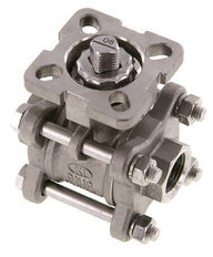 G3/8'' 2-Way Stainless Steel Ball Valve 3-Piece Full Bore ISO-Top - BL2SA3