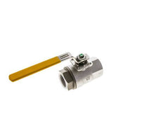 Válvula de bola de acero inoxidable de 2 vías para oxígeno de 1 pulgada Rp