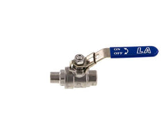 Válvula de bola de acero inoxidable de 2 vías macho a hembra R/Rp 3/8 pulgadas PN 63