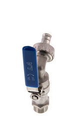 Válvula de bola de acero inoxidable de 2 vías para grifos G 1/2 pulgadas