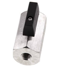 G 1/8 pulgada Miniválvula de bola de 2 vías de acero inoxidable 25 Bar