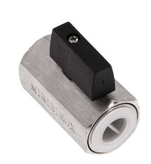 G Válvula de bola de acero inoxidable de 2 vías de 3/8 pulgadas y 25 bares