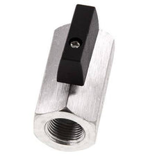 G Válvula de bola de acero inoxidable de 2 vías de 3/8 pulgadas y 25 bares