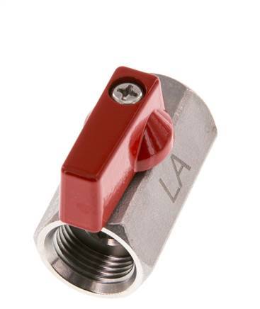 G Válvula de bola de 2 vías de 3/8 pulgadas de acero inoxidable 63 Bar