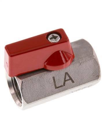 G Válvula de bola de 2 vías de 3/8 pulgadas de acero inoxidable 63 Bar