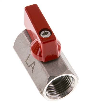 G Válvula de bola de 2 vías de 3/8 pulgadas de acero inoxidable 63 Bar