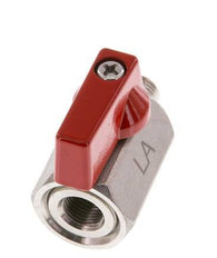 Válvula de bola de acero inoxidable de 2 vías de 1/8 de pulgada macho a hembra 63 Bar