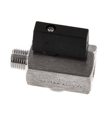 Válvula de bola de acero inoxidable de 2 vías de 1/4 de pulgada macho a hembra 25 Bar