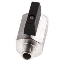 Válvula de bola de acero inoxidable de 2 vías de 1/4 de pulgada macho a hembra 25 Bar