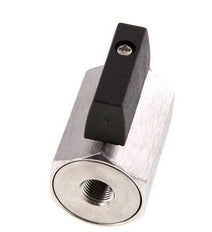 Válvula de bola de acero inoxidable de 2 vías, macho a hembra, de 1/8 de pulgada, 25 bar