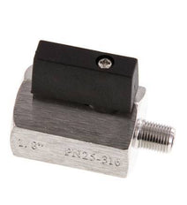 Válvula de bola de acero inoxidable de 2 vías, macho a hembra, de 1/8 de pulgada, 25 bar