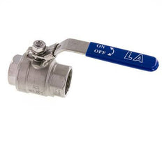 Válvula de bola de 2 vías G1-1/4'' Acero inoxidable PTFE 63 bar - BL2SM