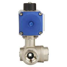 Válvula De Bola Pneumática De 3 Vías En Latón De G1-1/4'' Doble Efecto - BL3BA