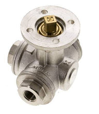 Válvula de bola de 3 vías en T G1/4'' de latón ISO-Top 40bar - BL3BAT